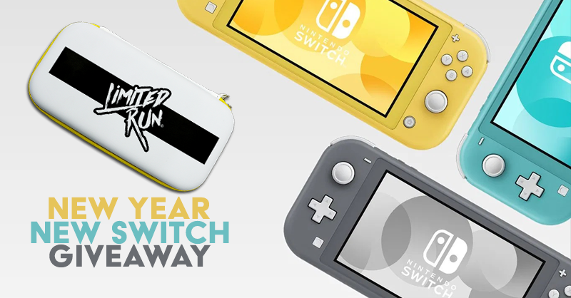 New year, new Switch. 😤 We're celebrating 2020 with a giveaway! One winner will receive a Switch Lite and an LRG-branded case. For every 1000 retweets this gets, we'll add an LRG game to the prize! To enter: follow us & RT this tweet. We'll draw a winner on 1/31.