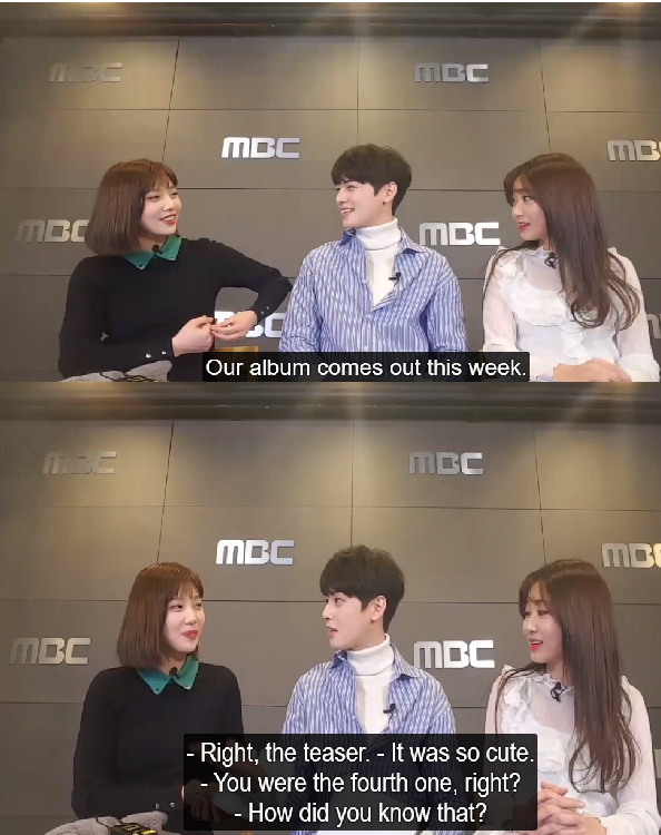 79. Cha Eunwoo mentioned Joy during his vlive today. He talked about the show "Handsome tigers" and he said "All of them are good people(...) and noona too (Joy)". Also when they were in the other show together 2 years ago, he said that he checked only her teaser (rookie era).