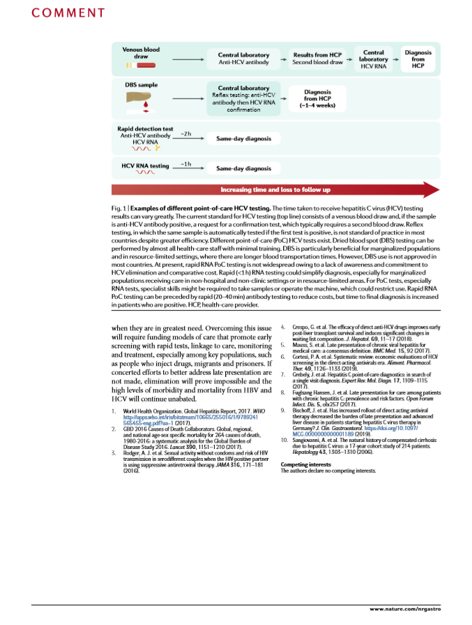 LJWGHepCandSM's tweet photo. Great article from @JVLazarus: "Ultimately late presentation represents a failure of the health system to diagnose infected individuals when they are in greatest need." https://t.co/tmrfVhpxcE