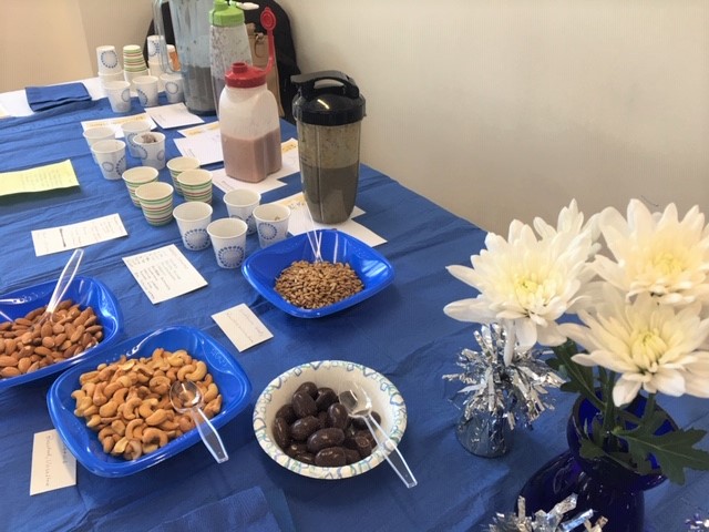 IkierCenter's tweet photo. Winning Ikier #Osteofitness bone-healthy smoothie recipes are: Almond Nog Berry Chia & Strawberry Yogurt smoothies! Thank you #CalciumCafe hosts & local #WestConcord businesses Dino's Kouzina, Debra's Natural Gourmet, West Concord 5 & 10 & Reasons 2 Be Cheerful 4 contest prizes! https://t.co/hZ48ilDKig