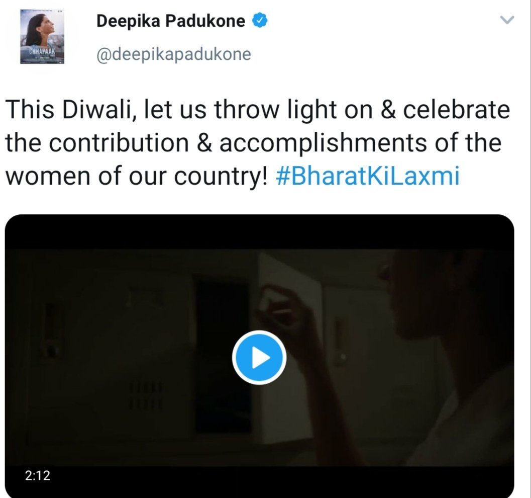 SaralVyangya's tweet photo. आदरणीय @narendramodi जी, याद कीजिए ये वही @deepikapadukone है जो दीवाली में आपके "भारत की लक्ष्मी" अभियान की ध्वजवाहक बनी थी, आज भी वह एक भारत की लक्ष्मी के न्याय के लिए ध्वजवाहक बनी, लेकिन अब आपके पार्टी के लोगों को पसन्द नहीं आ रही है।

#DeepikaPadukone #ISupportDeepika https://t.co/1I2HfBizvC