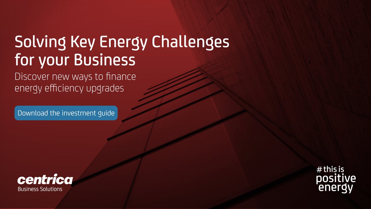 #sponsored by @CentricaSoln_NA 

Ready to finance your business’ energy ambitions for 2020? Download the @CentricaSoln_NA investment guide to learn how you can overcome financial barriers and improve energy performance: bit.ly/invgde #ThisIsPositiveEnergy