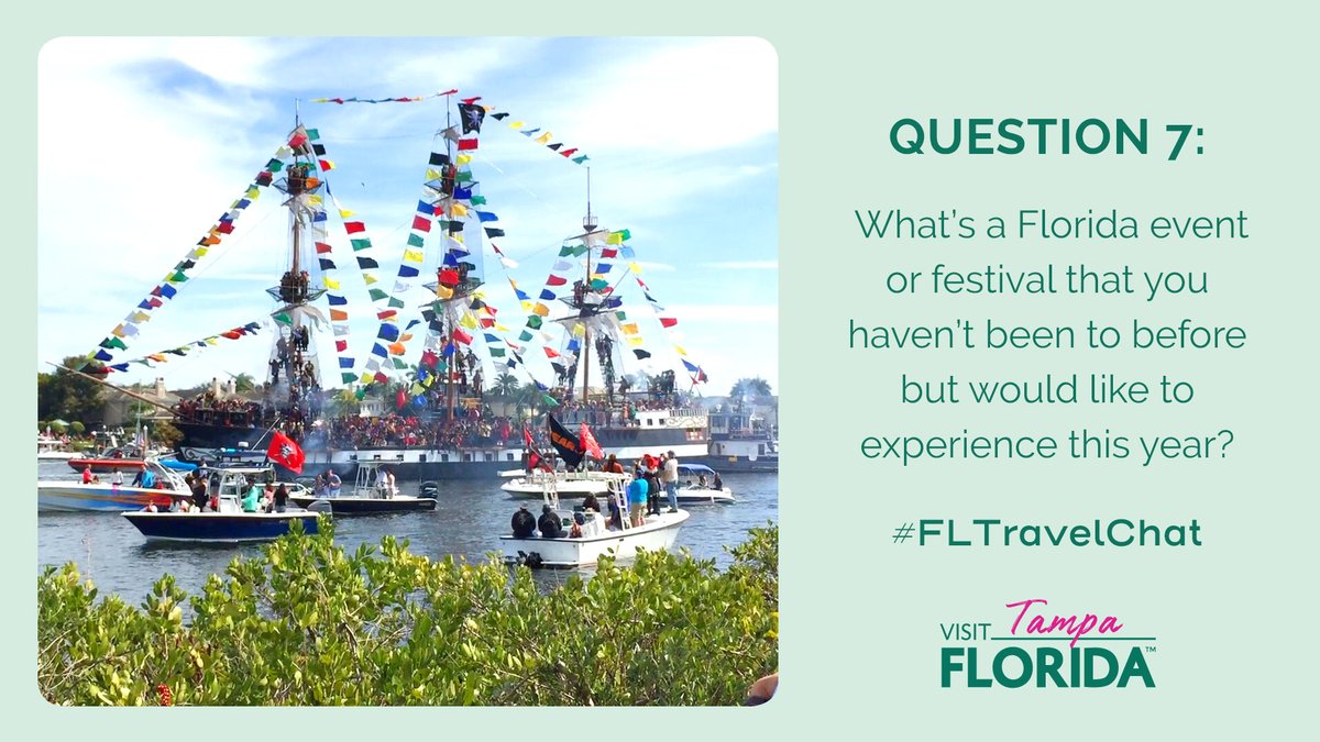 VISITFLORIDA's tweet photo. Q7: What’s a Florida event or festival that you haven’t been to before but would like to experience this year?#FLTravelChat https://t.co/LMrIhSShHX