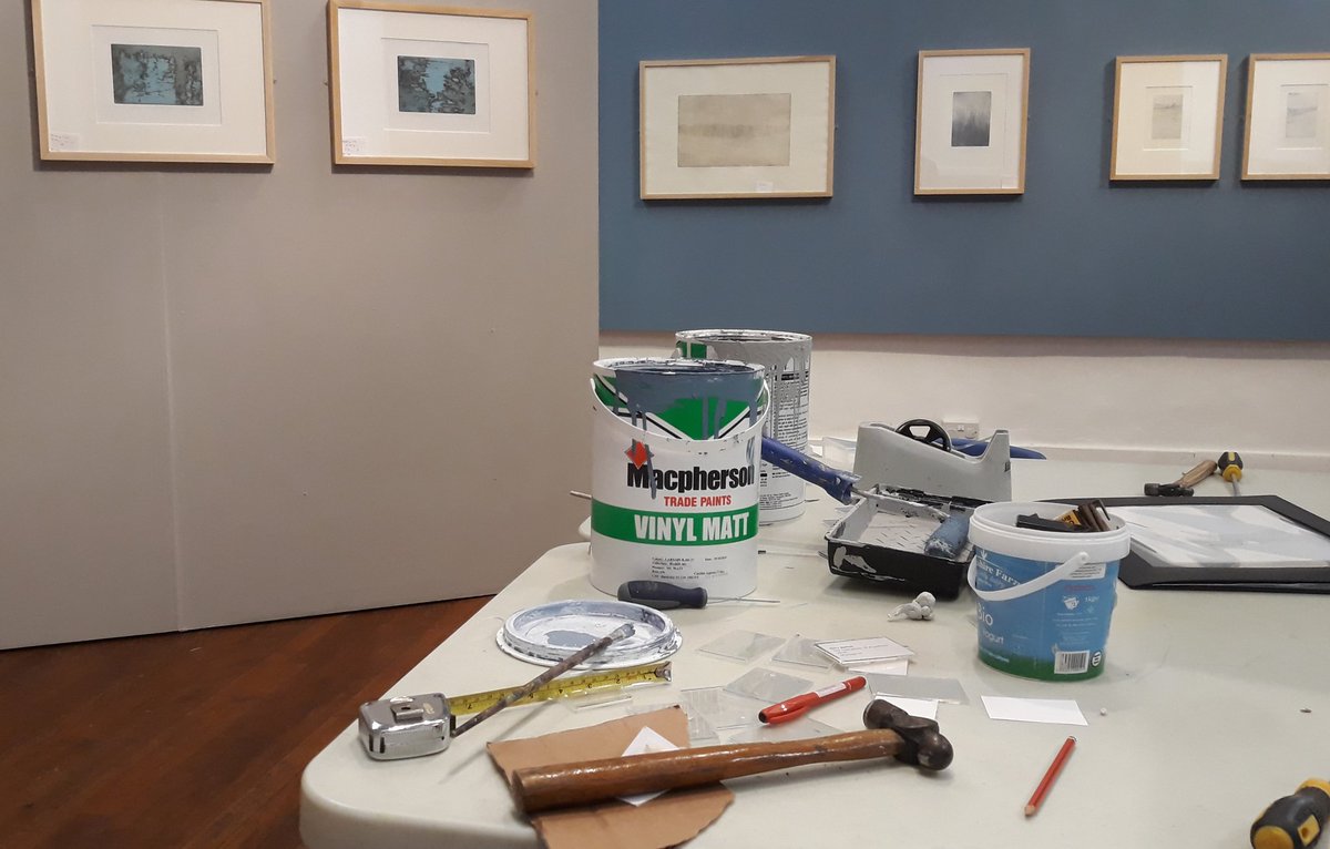 A new year and a new show <a href="/wyprintworkshop/">West Yorkshire Print Workshop</a> 'At the Margin' by Maggie Thompson opens this week. Nearly ready!