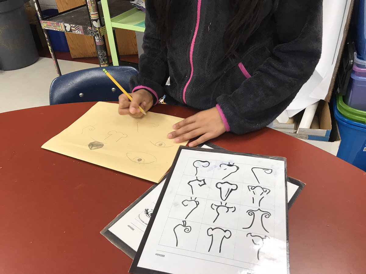 ARTSCameronES's tweet photo. 4th grade @CameronElem practicing drawing facial features for their upcoming project. https://t.co/vicf8dj9pf