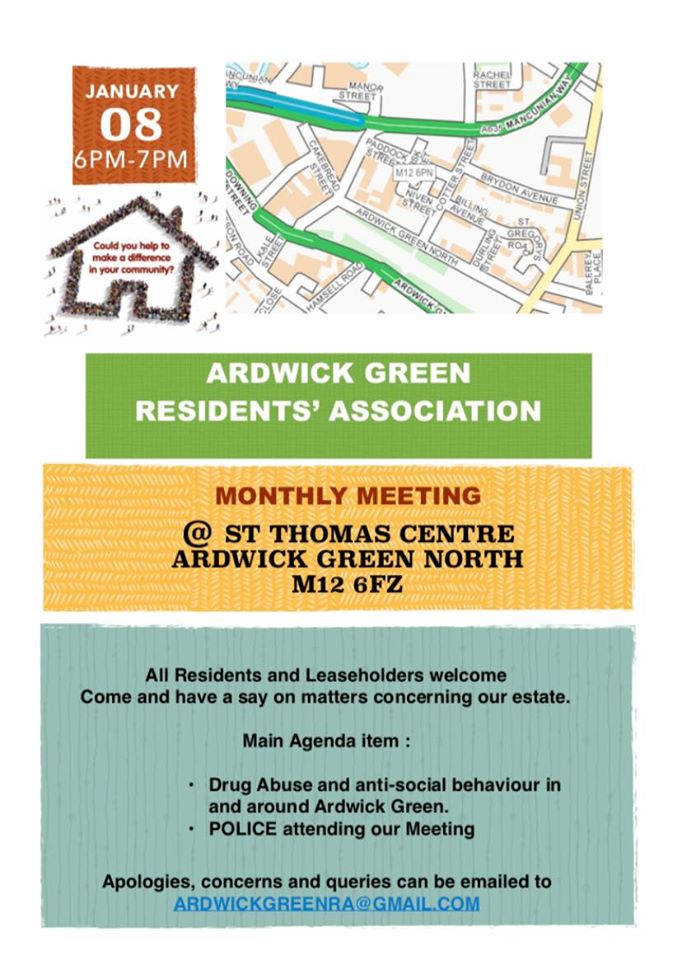 ArdwickGreen's tweet photo. Your monthly residents association is tomorrow evening at 6pm at the St Thomas Centre. Pop along and discuss your concerns and ideas for your community https://t.co/g87UAXw2xu