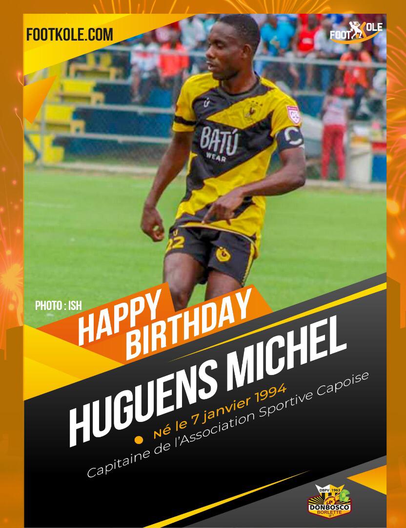 CelouFlecher's tweet photo. Heureux anniversaire 🍰 à Huguens Michel, Défenseur central et capitaine du vieux coq capois.

#FK2020 #HAITI #FOOTBALL https://t.co/oeKUIEF06Y