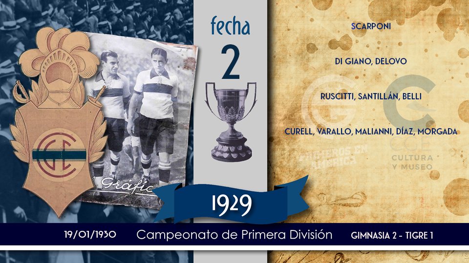 CulturaCGE's tweet photo. OTRO TRIUNFO CLAVE DE LOCAL
#GELP #CGE Un día como hoy, vencíamos a Tigre por 2 a 1 en nuestro Bosque, por la postergada fecha 2. Con goles de Varallo y Belli, nos encaminábamos a ganar la Zona Impar.
#HistoriaCGE
#MuseoCGE https://t.co/2lwyRgtU2m