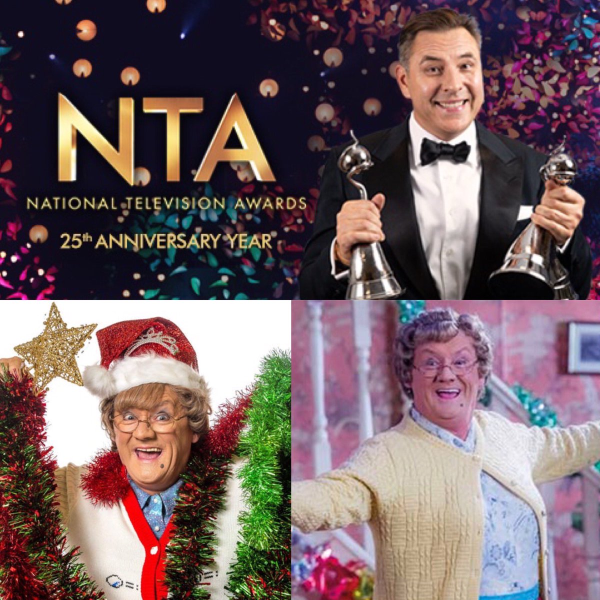 Here we go! TVs biggest night of the year is on its way. Please give Agnes your vote &amp; get her back up on that stage. 📺 
nationaltvawards.com/vote <a href="/brendanMrsBrown/">Brendan O'Carroll</a> <a href="/JennyGibney/">Jenny Gibney</a> <a href="/MrsBrownsBoys/">Mrs. Brown's Boys</a>