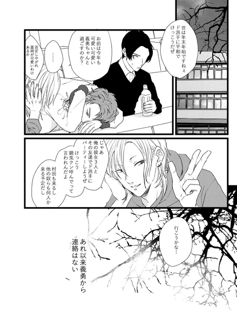現パロ錆義②
記憶ありの錆と義の話 