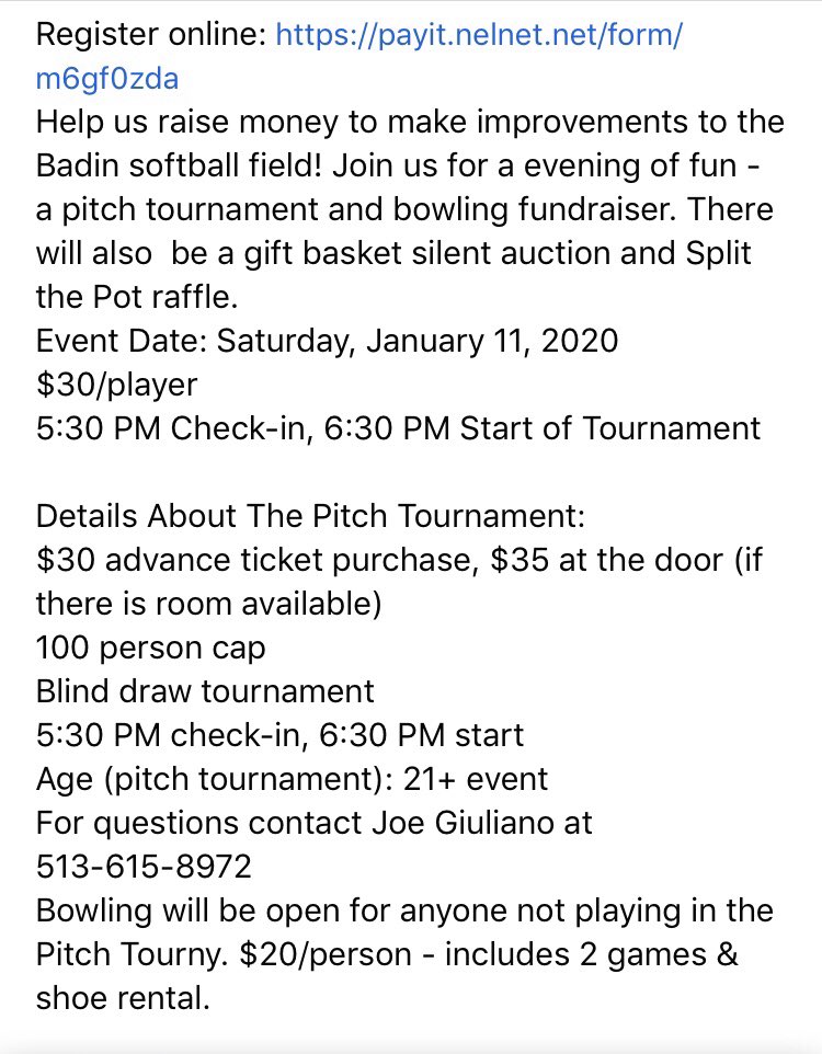 Buy raffle tickets to win these amazing baskets at the Badin Softball and Bowling Fundraiser!
<a href="/RAMSSPORTS/">Stephen T. Badin High School Athletics</a> <a href="/BadinCatham/">Badin Athletic Boosters</a> <a href="/BADINVOLLEYBALL/">Badin Women’s Volleyball</a> <a href="/boyshoopsbhs/">Badin Basketball</a> <a href="/BadinHS/">Badin High School</a> <a href="/BadinBaseball/">Badin Baseball</a> <a href="/badingirlsbball/">Badin Basketball</a> <a href="/BadinXC/">Badin Cross Country</a> <a href="/girls_badin/">Badin Girls Soccer</a> <a href="/BadinLadiesGolf/">Badin Ladies Golf</a>