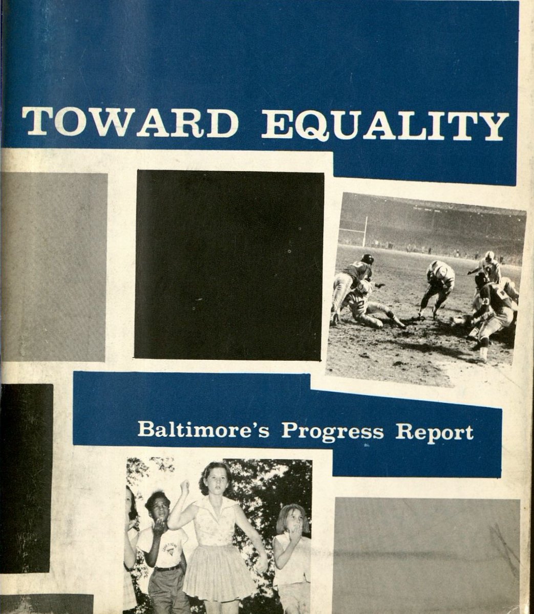 Scan of "Toward Equality: Baltimore's Progress Report"