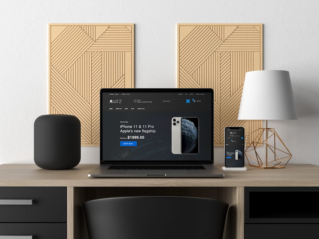 FoxHostSolution's tweet image. Happy to announce this was the project that ended our successful year 2019, created a new tunnel for visitors and buyers to experience buying products seamlessly from AppleMacBooks straight from the Web.

Link: applemacbooks.co.tz

#WebDesign #AppleMacBooks #FoxHost