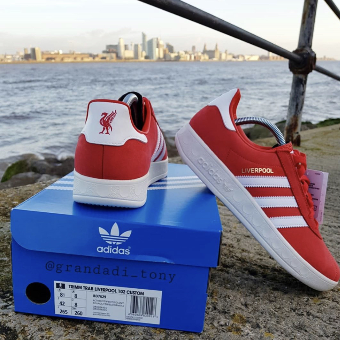 dividir dispersión retrasar The Casuals Directory on Twitter: "Adidas Trimm Trab “Liverpool” custom.  Pic Credit: @grandadi_tony on instagram https://t.co/Un147uvpOJ" / Twitter