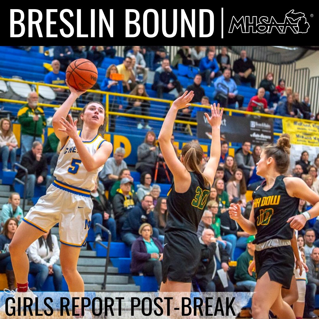 MHSAA's tweet photo. π πΉβπΌπππβ πΉππβπ»: Girls Report Post-Breakβ£
β‘οΈ https://t.co/1VoLresHZ2 πβ£
#breslinbound #basketball #michigan #hoops #court #girlsbasketball #postbreak #sports #gametime #MHSAA
@mistudentaid https://t.co/5lYZIt8fWC