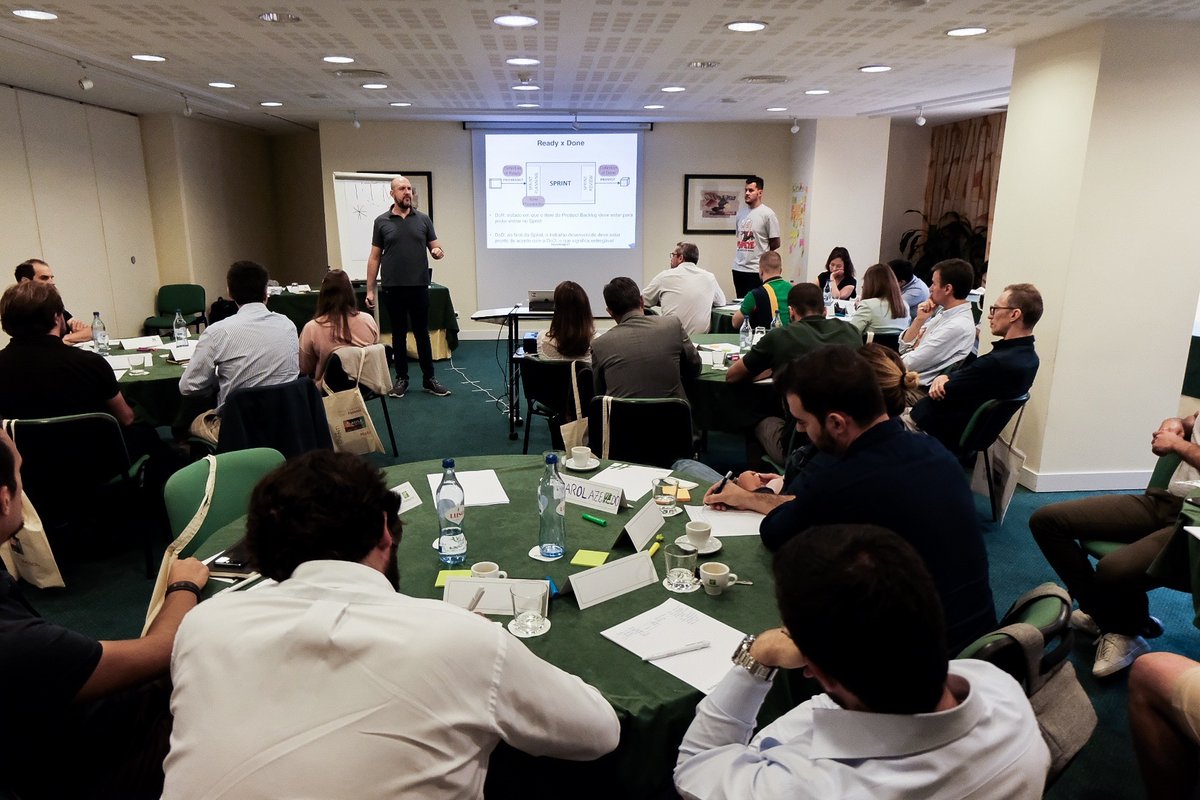 K21global's tweet photo. Últimos días para que te inscribas en la formación Certified ScrumMaster, a llevarse a cabo los días 13 y 14 de enero en Madrid. 👉 https://t.co/ZSh7LAZhNm
¡Ven a aprender con Rafael Sabbagh cómo adoptar la cultura ágil y el framework Scrum de una manera práctica y dinámica! 👏 https://t.co/bSdHM1sBwo