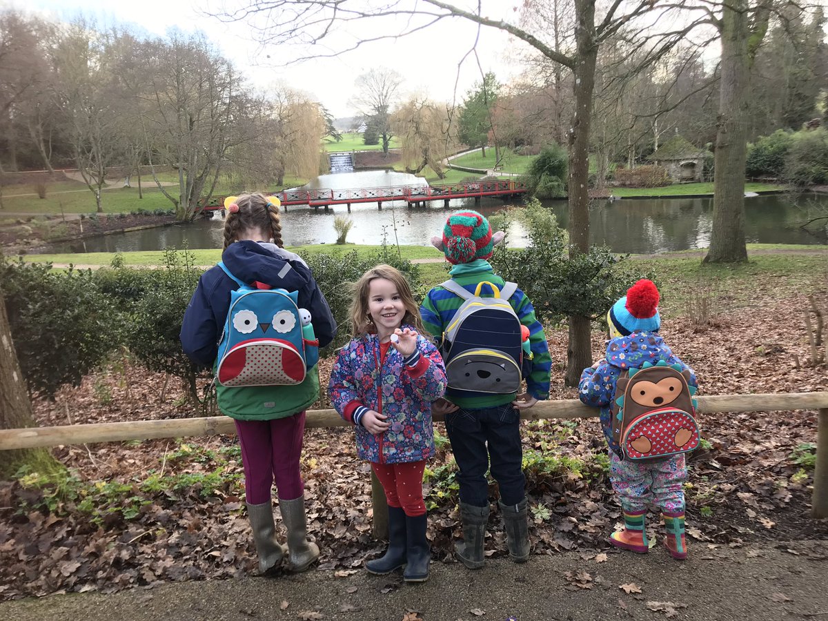 Edspire's tweet photo. Another wonderful romp around @leedscastleuk with the crazy clan. Was lovely and quiet and the sun even shined. We had a lovely chat with the gardeners who were planting spring bulbs. They average 700 bulbs a day! Lovely lovely Leeds Castle! #edspireedventures #wildlingexplorers https://t.co/QpfRiy3Vj1