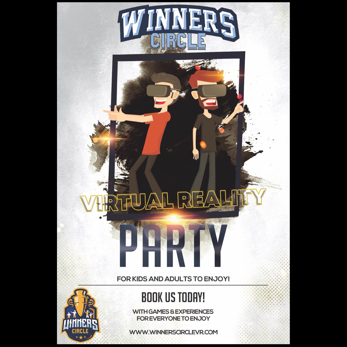 WinnersCircleXR's tweet photo. Whether it is a Corporate Event, Team Building, Birthday, Family Function, or Youth Group, we will provide #VirtualReality headsets for everyone to enjoy!
.
.
#VirtualReality #eSports #Game #Games #VRLeague #NewEngland #Providence #RhodeIsland #Discord #Twitch #VR #d https://t.co/O6wdGre0bO
