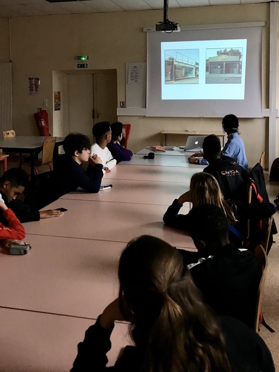CDI_RISSO's tweet photo. Intervention d’une photographe pour la préparation des élèves du #CollegeRisso aux concours #GeoPhoto « Territoire(s) en mouvement » et #VuesDeChezNous @AcademieNice @LeCLEMI @clemi_nice #eac @DAAC_nice #geographie #photographie #OuvertureCulturelle #architecture https://t.co/D4HU9mGwtV