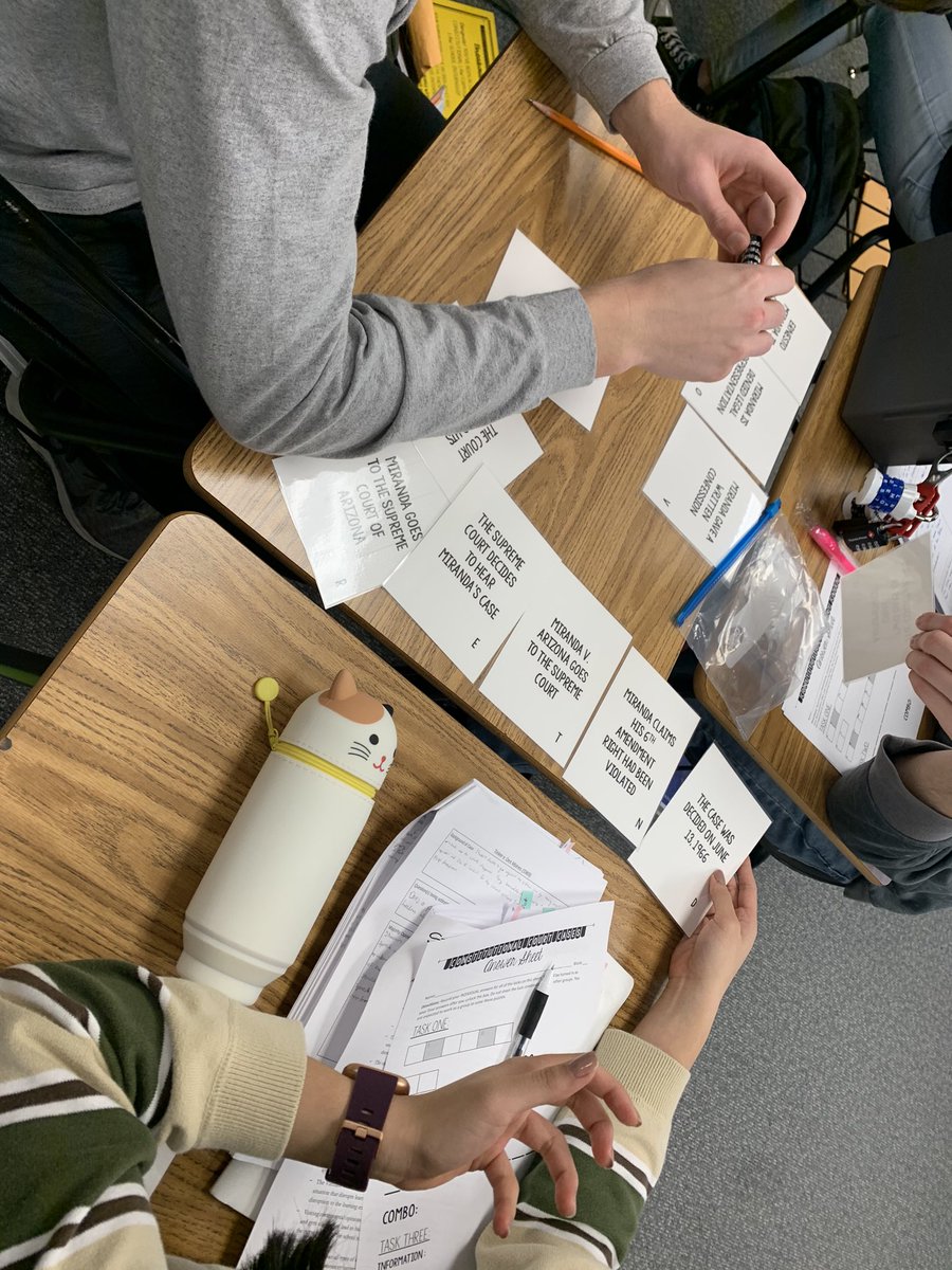 TwiceTheTeach's tweet photo. Another successful breakout box with @Jttj123’s AP gov class! Thanks to @emporiastate for the ESURP funding!! I’m so glad I’ve gotten to take my research out into the classrooms with students - they totally love this new, engaging way of learning! #EmporiaProud https://t.co/Jd43pBaOX0