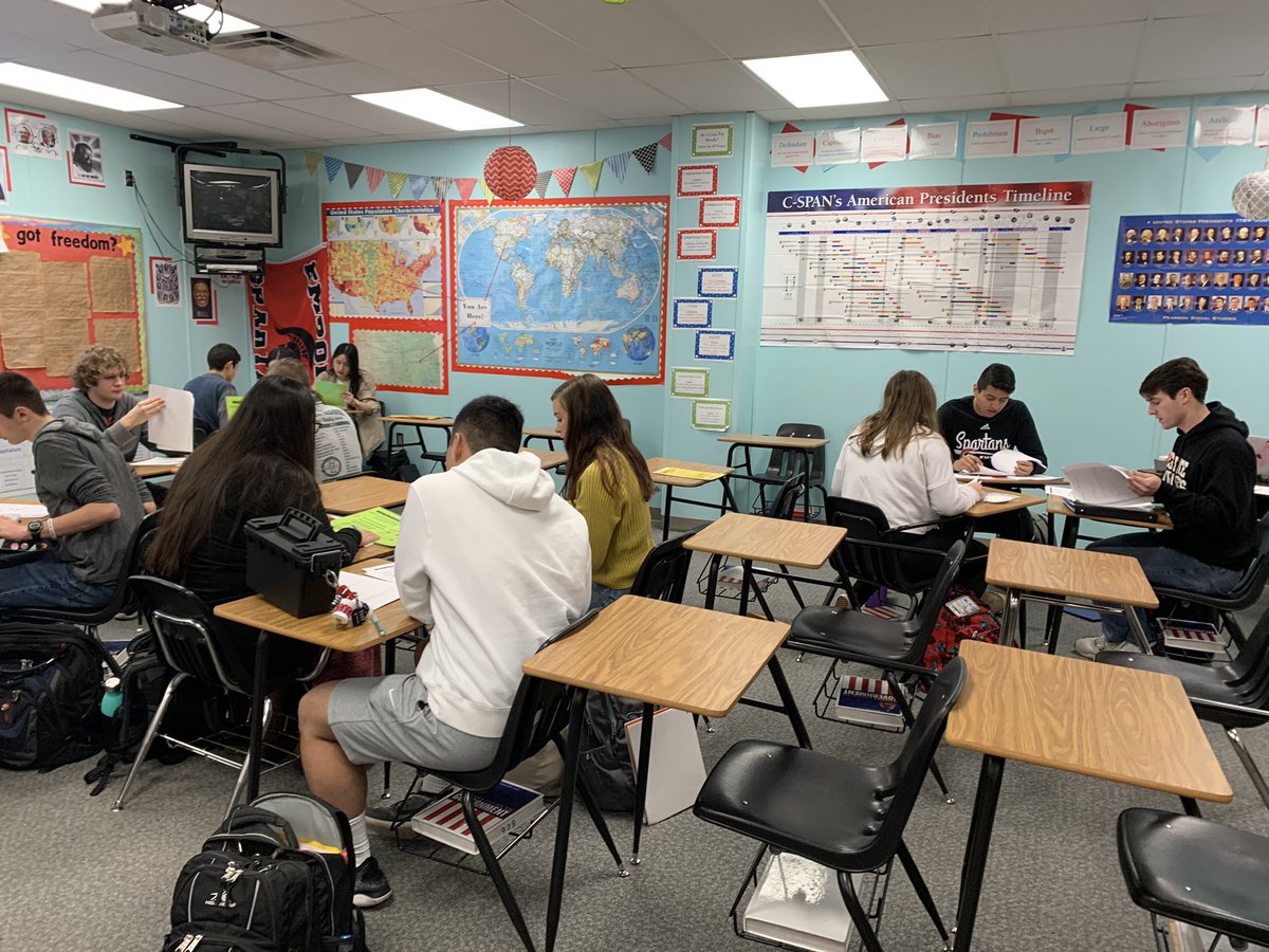 TwiceTheTeach's tweet photo. Another successful breakout box with @Jttj123’s AP gov class! Thanks to @emporiastate for the ESURP funding!! I’m so glad I’ve gotten to take my research out into the classrooms with students - they totally love this new, engaging way of learning! #EmporiaProud https://t.co/Jd43pBaOX0