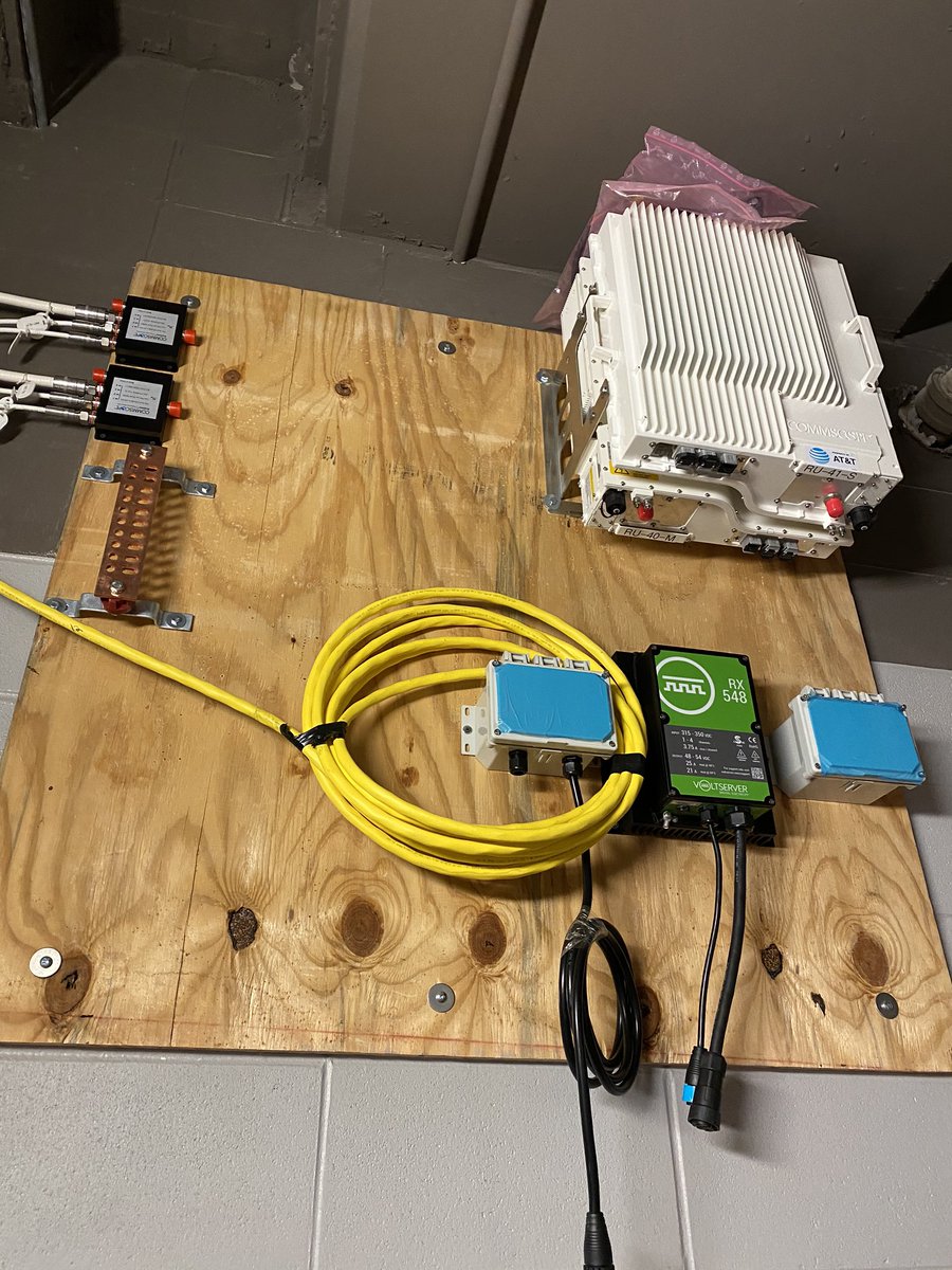 Greg_Byrne's tweet photo. Just toured the new DAS (cellular) system that’s being installed at Coleman by our friends from @ATT (other carriers haven’t signed up yet).  

Pictures of new control room &amp; cell amplifier.  

Will dramatically improve cell service at Coleman for AT&amp;T customers. #RollTide 📱🐘 https://t.co/PJ7DMuzec2