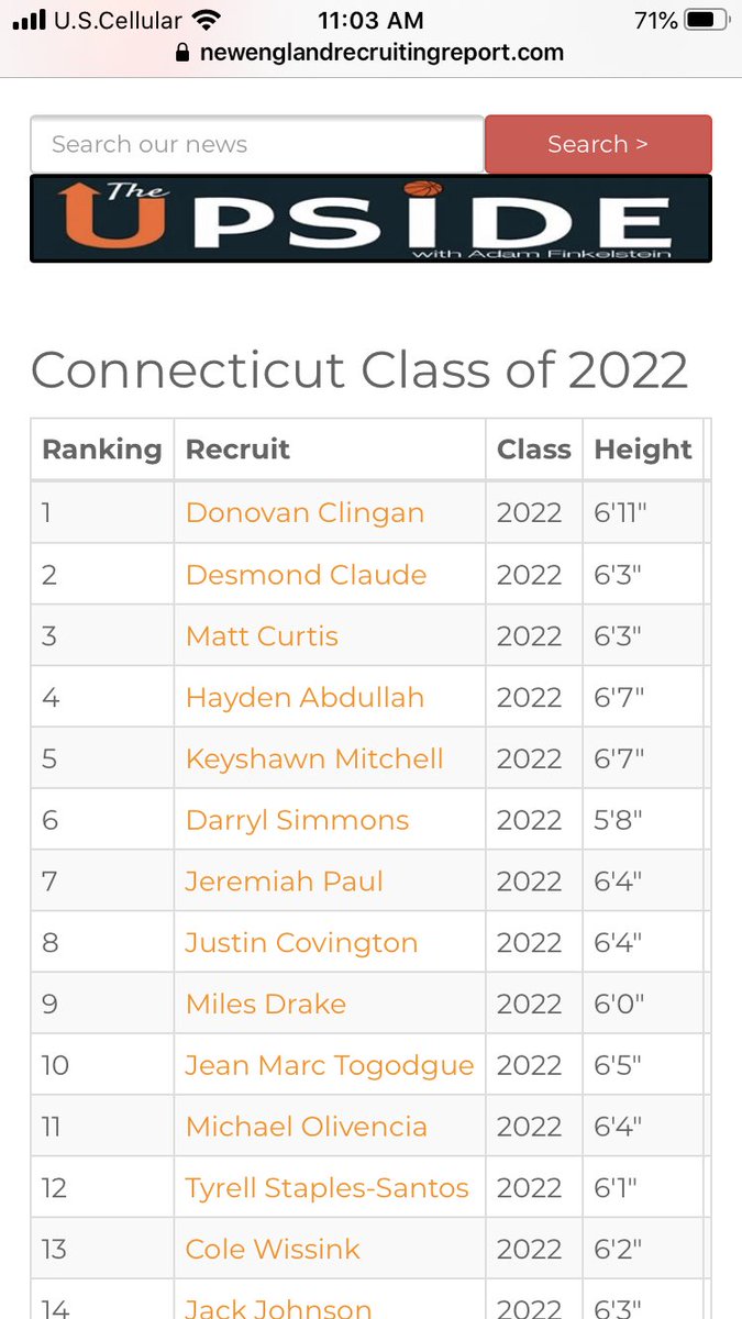 S/o To <a href="/LeeAcademyHoops/">Lee Academy Prep Basketball</a> Class Of 2022 6’8 Forward <a href="/IsaiahEarl1/">Isaiah Earl</a> For Being Ranked 1st In The State Of Maine And <a href="/SLSHoopsCT/">St. Luke's Boys Hoops ⚡️🏀</a> 6’4 Guard <a href="/Jcovington23/">Justin Covington</a> Being Ranked 8th In CT‼️🏀🔥 Rankings From <a href="/NERRHoops/">New England Recruiting Report NERRHoops</a> 💫 <a href="/TheHoopHustle/">The Hustle</a> <a href="/trigonis30/">Dinos Trigonis</a> <a href="/HGSL_HoopGroup/">HGSL</a> @NEScoutingBBall <a href="/RecruitTheBronx/">RecruitTheBronx</a>