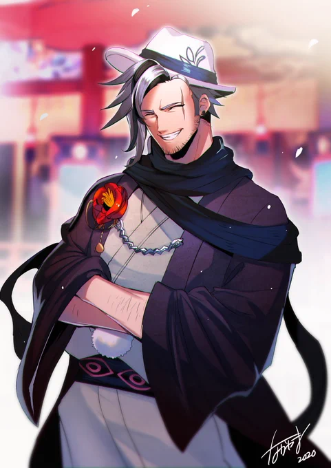 こういうキラキラした場所は、どうも落ち着かねえや

#あけおメギド
#ベルフェゴール
#メギド 