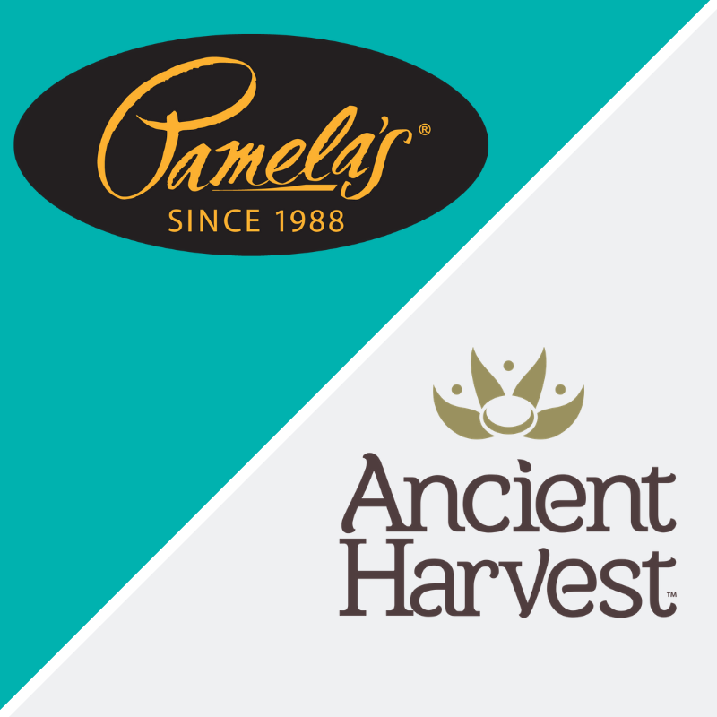 Big news! We’ve joined forces with Ancient Harvest to bring you more great gluten-free products! You’ll still get the Pamela’s foods you know and love – plus other gluten-free options from the company that introduced quinoa to the U.S.more than 30 years ago!
