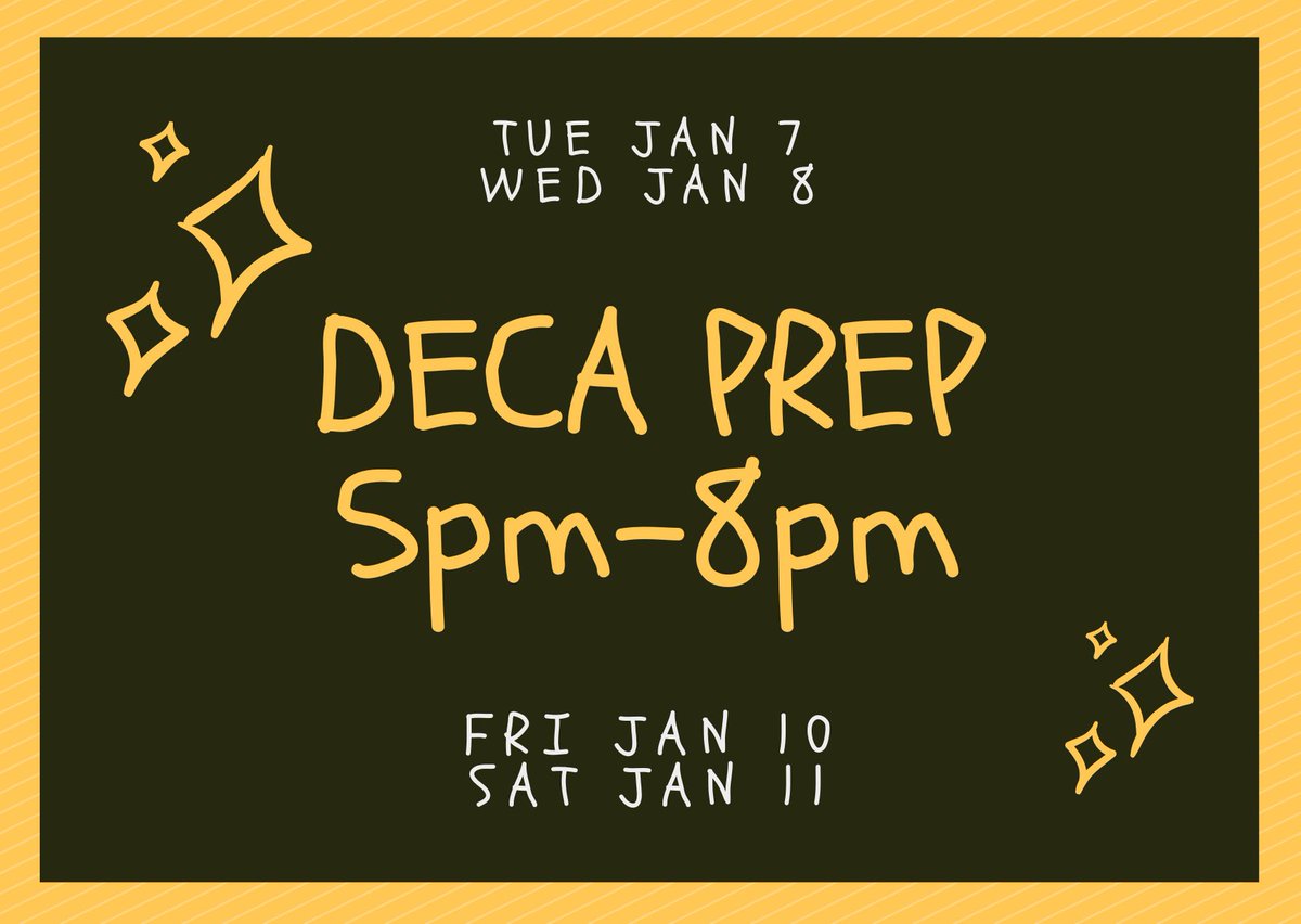CentervilleDECA's tweet photo. 💥Marketing ELKS💥
HERE WE GO 🔹🔥🔹
#PracticeMakesProfessionals
#EPND #MarketingFramily #DECAPrep #DECASZN https://t.co/NudrxzCqCw
