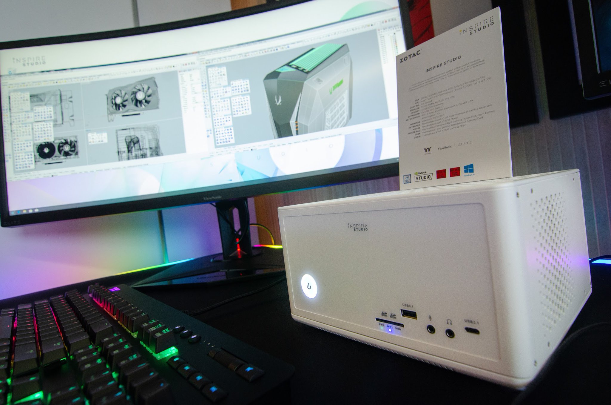 Verslaafd bruid Transplanteren ZOTAC on Twitter: "Think creative? Think Inspire Studio. A ultra small form factor system to get you through the creative workflow. Featuring the GeForce RTX SUPER and an 8-core Intel Core processor Verslaafd bruid Transplanteren ZOTAC on Twitter: "Think creative? Think Inspire Studio. A ultra small form factor system to get you through the creative workflow. Featuring the GeForce RTX SUPER and an 8-core Intel Core processor