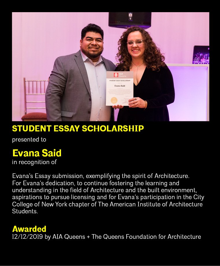 aiaqueens's tweet photo. Recap from 2019 Holiday Party Awards Ceremony:

Essay Scholarship Award Recipients, awarded by @aiaqueens and @qfarch

Alexis O'Rourke from @NYITArchitect  @AIASorg

Kauser Dahegamia from @CityCollegeNY @AIAS_CCNY

Evana Said from @CityCollegeNY @AIAS_CCNY

#AIAQueens #QFarch https://t.co/jrhwF0X2t0