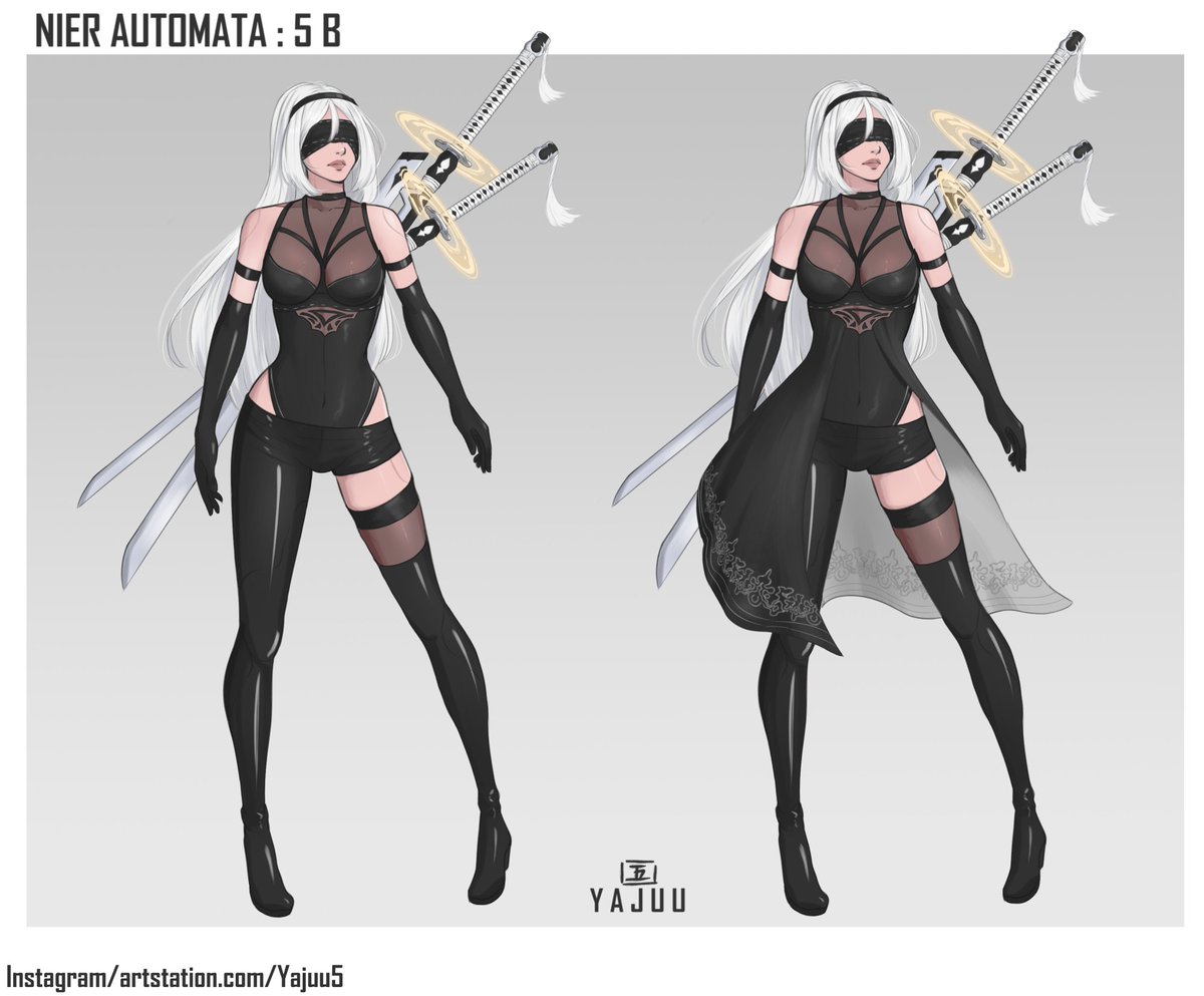 Nier automata : 5B I love nier automata and the chara design, so i
