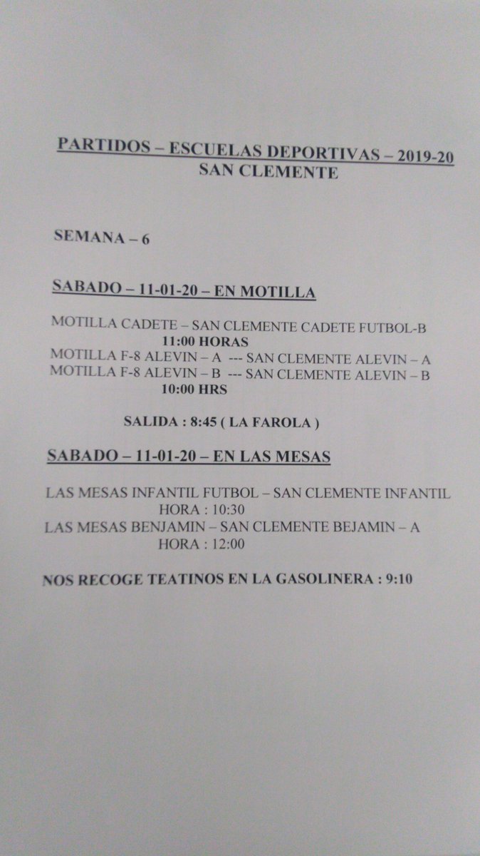 Deporte Base. Competicion