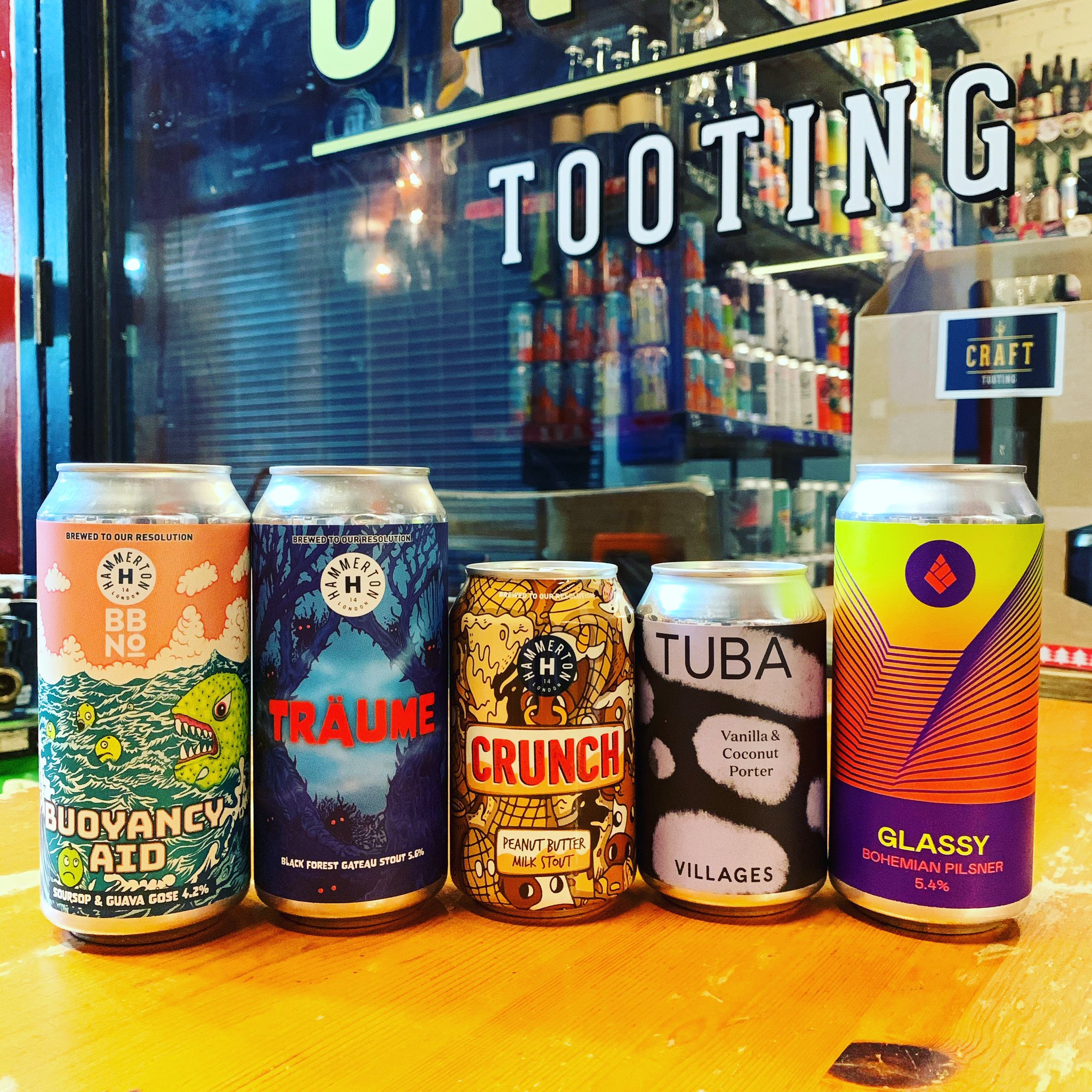 Craft Tooting New Beer Fresh Hammerton X Brewbynumbers Collab Soursop Guava Gose New Black Forest Gateau Stout And More Crunch We Also Have Villages New Vanilla