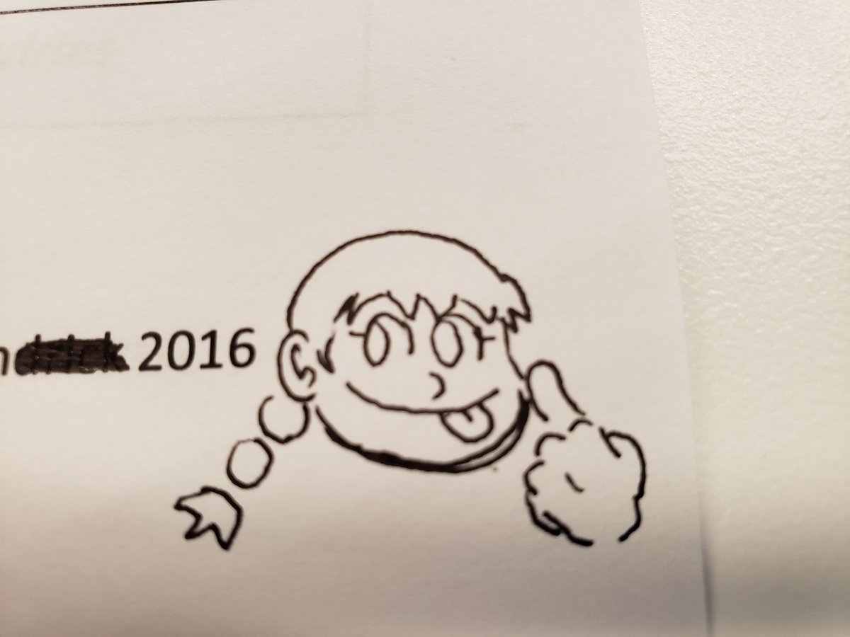 Gotta vandalize work documents 