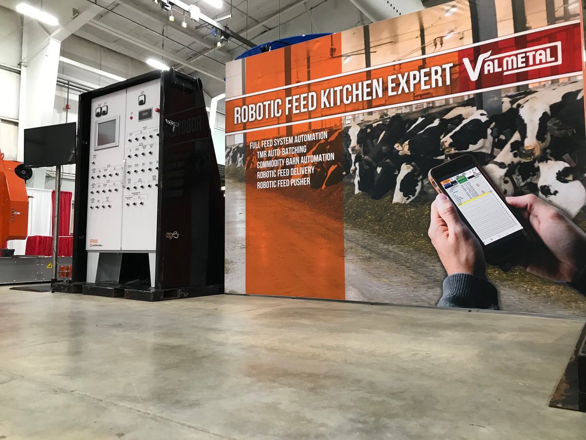 À la recherche de solutions pour automatiser et optimiser l’alimentation et la manutention du fumier de votre troupeau?  // Looking for ways to automate and optimize the feeding and cleaning of your herd? 
👉Keystone Farm Show #manurehandling, #dairyfarm