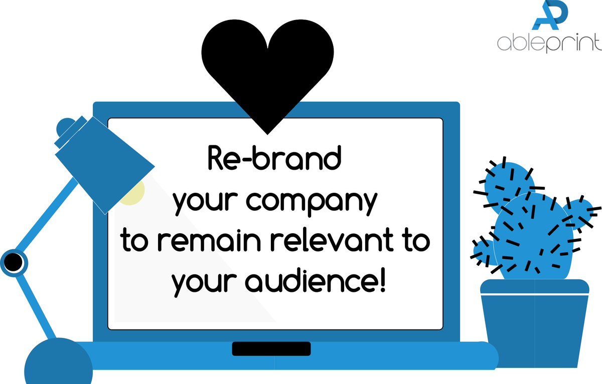 AblePrintUK's tweet photo. It's really important to prevent your company's brand losing its connection in our digital world! #rebranding #digital #design #marketing https://t.co/a6vi8vstpQ