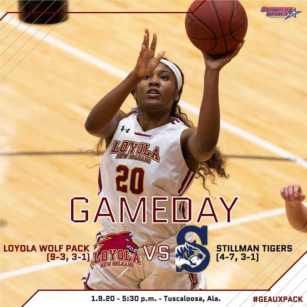 Loyola and Stillman are both 3-1 in SSAC play this season, so tonight's a big one!

#GeauxPack