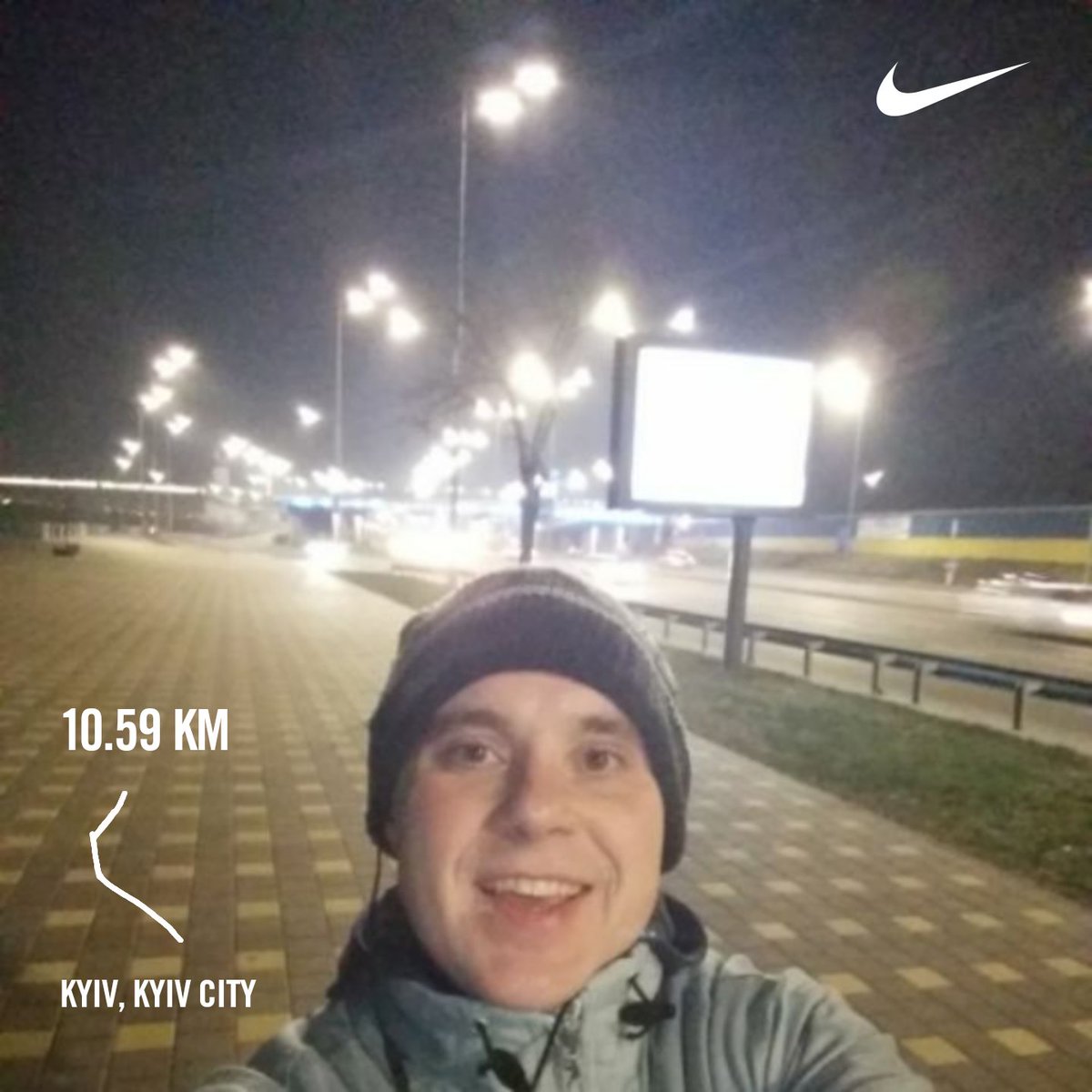 BaoLuo10's tweet photo. Done a nice run along Dnieper river promenade in Kiev.10.59 km in 60 mins,-4C.#nikerunclub #running #comeonrun #runukraine #eveningrun #xmasrun #justdoit #happy #challenge #winterrun #fitness #sports #runwithme #awesome https://t.co/LJdOrTRKT7