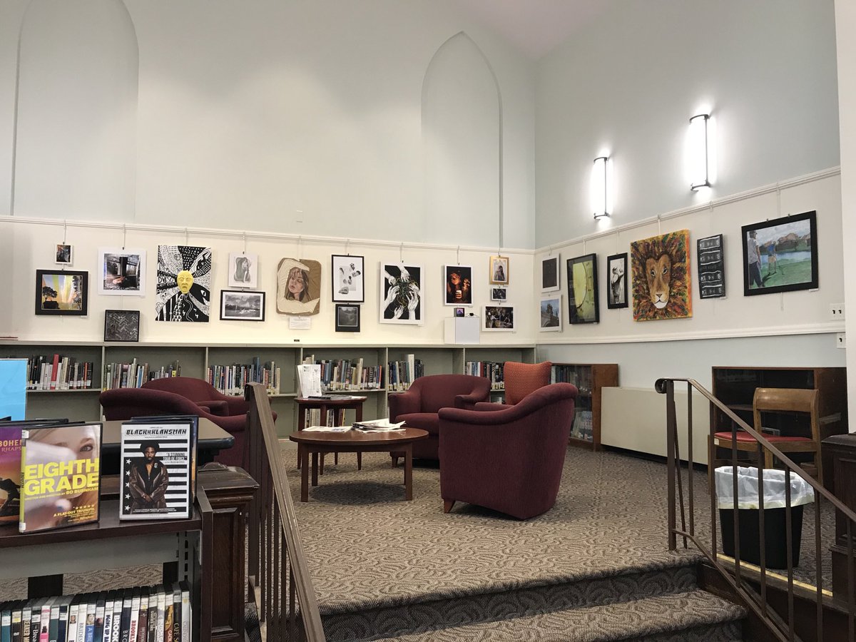 North Shore High School is at the Sea Cliff Library... come check it out! ⁦<a href="/NSArts1/">North Shore Fine & Performing Arts</a>⁩ ⁦<a href="/NSArtsAngels/">NSArtsAngels</a>⁩ ⁦@PeterGiarrizzo⁩ ⁦<a href="/Sljones718/">Sara Jones</a>⁩