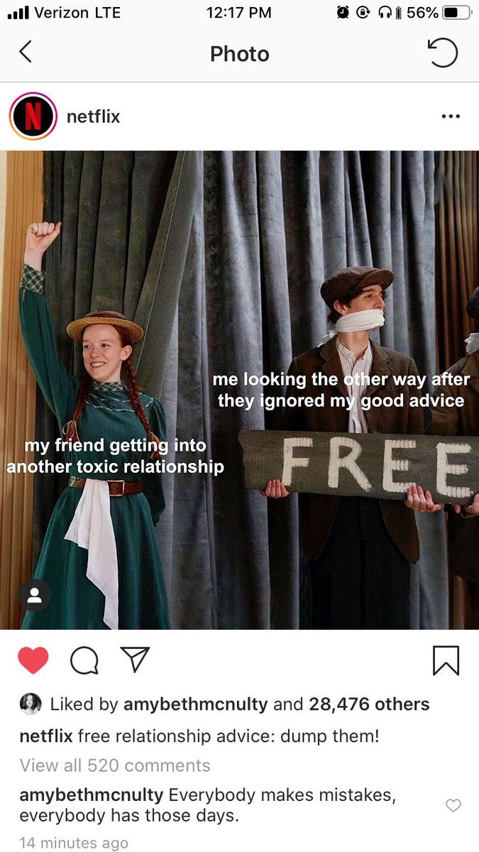 NationOfAnne's tweet photo. Soldiers attention! The enemy has posted an image of our sacred queen on their Instagram. All troops must move forward towards their post and bomb them with #renewannewithane. May Moody be with you🙏- president @VancityReynolds https://t.co/x449u0QGn5