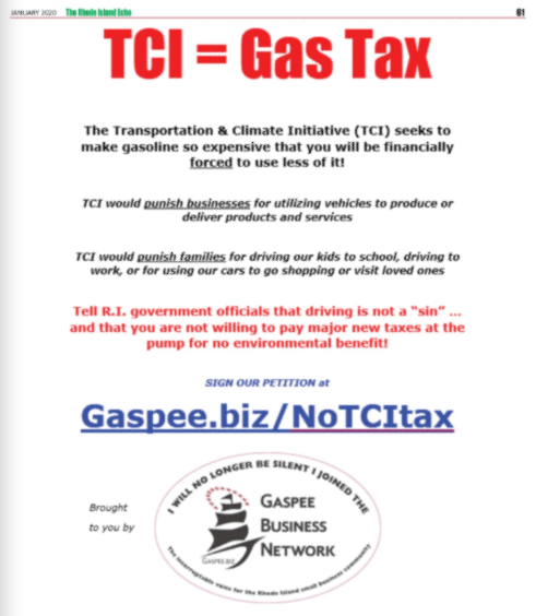 GaspeeBiz's tweet photo. SMITHFIELD &amp; https://t.co/CtYnmQWvze. VOTERS: thanks to Rep @BrianCNewberry &amp; Rep @RHawk53 Hawkins for opposing TCI. No position taken yet by  @SenArchambault, Rep Constantino, or Sen @MelissaMurrayRI re. the TCI Gas Tax. Find out who else - here:  https://t.co/YyqO4YYp3T https://t.co/l2oZBeRxVN