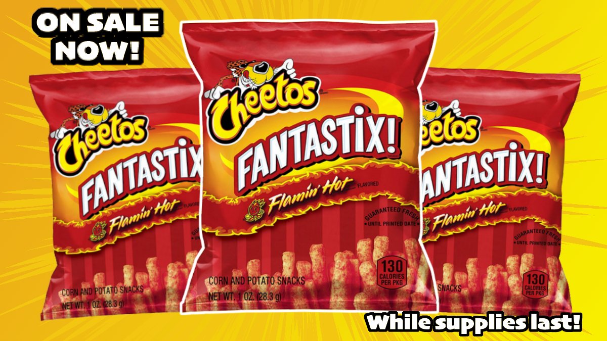 Snackoree on X: Craving something #spicy? #Cheetos Flamin' Hot #Fantastix  and MORE now on SALE! Available in Single Serve and 104 count cases! Log in  at Snackoree to access sale pricing!