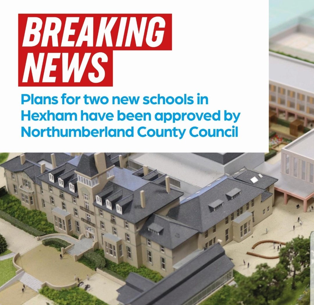 WayneDaley ๐ฌ๐ง ๐บ๐ฆ ๐ (@waynedaleyuk) on Twitter photo Tonight we have approved a ยฃ36.1m investment into 2 new schools in Hexham. Part of nearly ยฃ600m capital investment by Conservative run County Council & MP <a href="/GuyOpperman/">Guy Opperman</a> An iconic leisure & learning facility @RSC_North <a href="/GavinWilliamson/">Sir Gavin Williamson CBE MP</a> <a href="/educationgovuk/">Department for Education</a> <a href="/hexhamcourant/">Hexham Courant</a> @CourantDavidC Tonight we have approved a ยฃ36.1m investment into 2 new schools in Hexham. Part of nearly ยฃ600m capital investment by Conservative run County Council & MP <a href="/GuyOpperman/">Guy Opperman</a> An iconic leisure & learning facility @RSC_North <a href="/GavinWilliamson/">Sir Gavin Williamson CBE MP</a> <a href="/educationgovuk/">Department for Education</a> <a href="/hexhamcourant/">Hexham Courant</a> @CourantDavidC