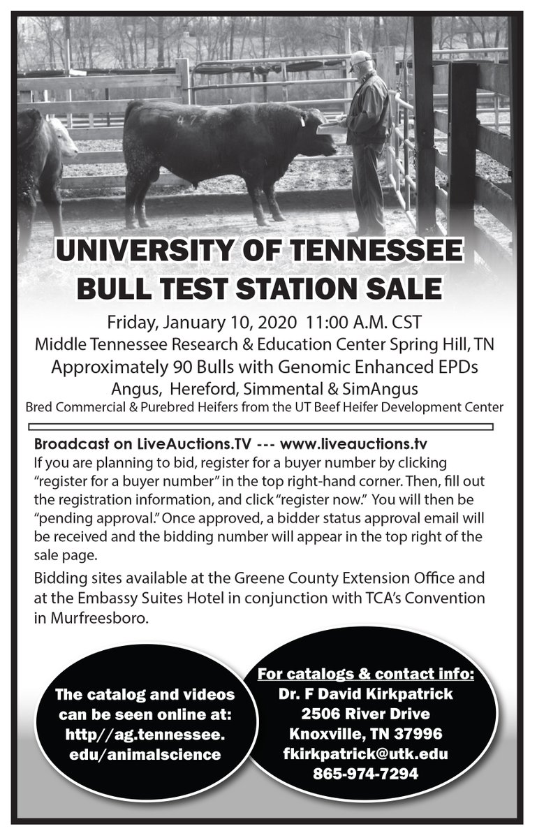 TennesseeCattle's tweet photo. WE WILL HAVE LIVE SATELLITE BIDDING FOR THIS SALE AT OUR CONVENTION FRIDAY MORNING https://t.co/oTfnX9RfPo