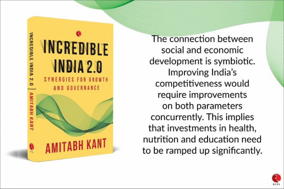 My new book Incredible India 2.0 - Synergies For Growth &amp; Governance covers a wide range of aspects that India must achieve in its journey to transition towards a $5 trillion economy, taking us from lower middle income status to upper middle income.The path is paved with reforms.