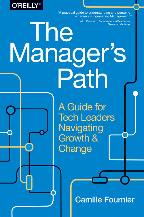 If you are a Tech Lead or an Engineering Manager that aspires to be a Director / VPE / CTO in the future, you need to read "The Manager's Path" by <a href="/skamille/">Camille Fournier</a>: shop.oreilly.com/product/063692…. Great content packed in a small book. I used some of her advice in engineeringladders.com