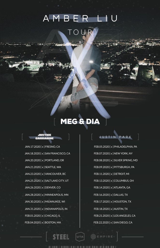 [★GIVEAWAY] We're giving 15 lucky fans a pair of tickets each to see Amber Liu LIVE in concert!

To enter: FOLLOW <a href="/llama_ajol/">Amber J. Liu 刘逸云</a> &amp; RETWEET this tweet with “Amber Liu is coming to [city you want to win tickets for]” and #AmberLiuXTickets!
Buy tickets at amberliuofficial.com