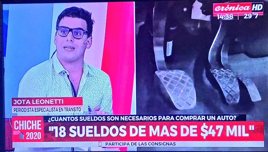 jotaleonetti's tweet image. #AUTOS 🚘
Recién con el total del #sueldo de un año y medio podrías comprar un #0KM.
Pero además, hoy cuesta más barato viajar en @Uber_ARG o alquilar un #CarSharing cómo @Awtoar, que mantener un auto.

@CronicaTV #Chiche 
#Periodista #Tránsito
JotaLeonetti.com.ar